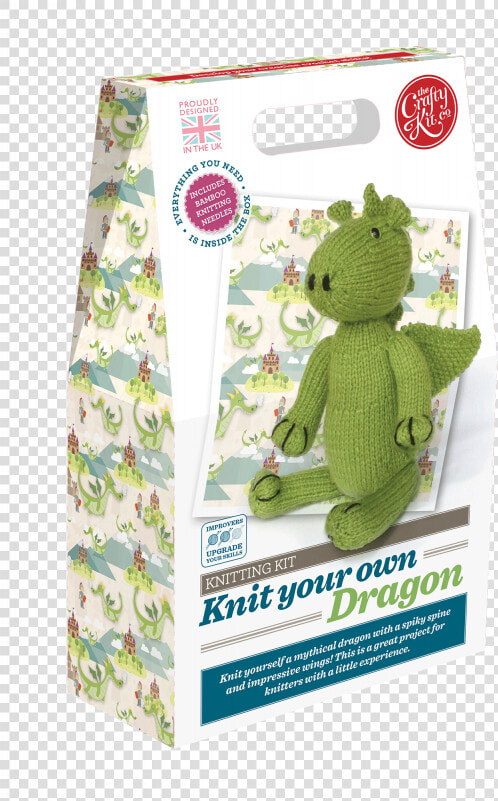 Knit Your Own Dragon Kit   Knitting  HD Png DownloadTransparent PNG