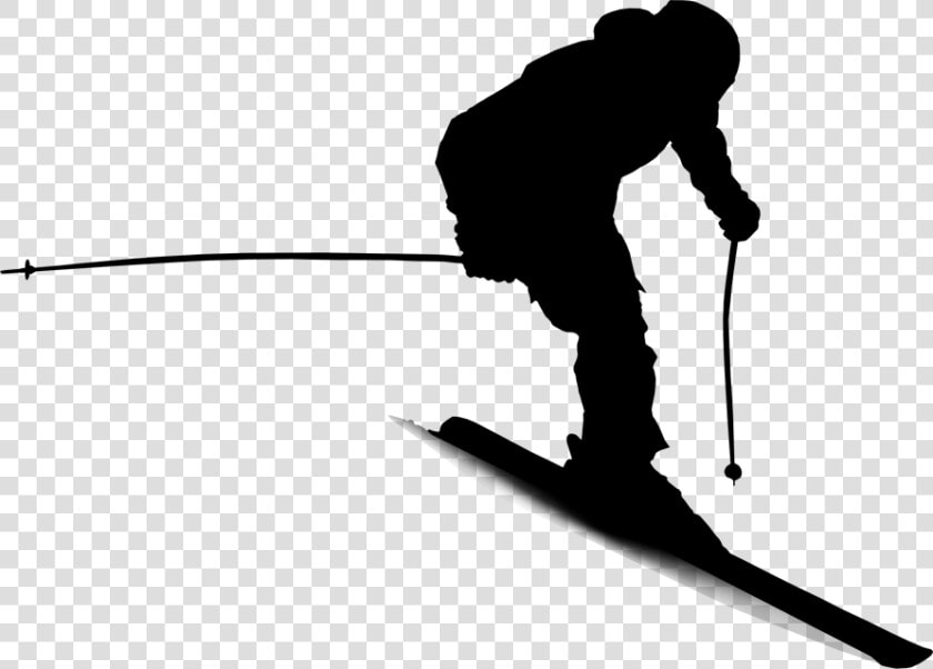 Ski Poles Line Angle Silhouette   Ski  HD Png DownloadTransparent PNG