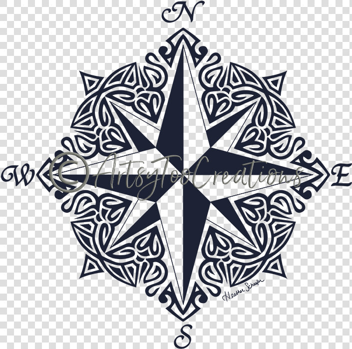 Tribal Compass Rose   Rose Compass  HD Png DownloadTransparent PNG