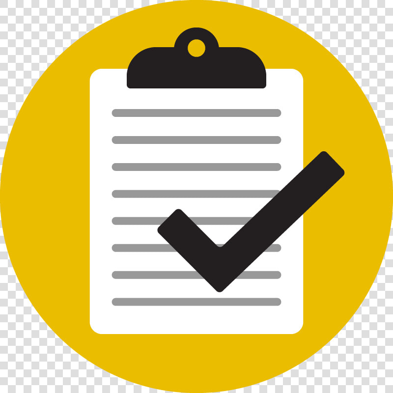 Icon With A Clipboard And A Checkmark  HD Png DownloadTransparent PNG