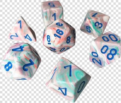 Chessex Festive Dice  HD Png DownloadTransparent PNG