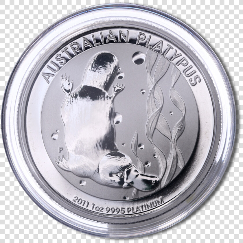 1 Oz Platypus Platin Coin Capsule   Silver  HD Png DownloadTransparent PNG