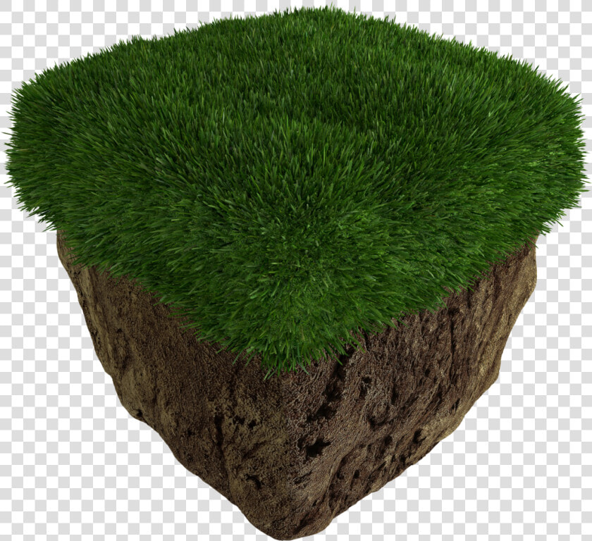 Grass Block   Lawn   Grass Block 3d  HD Png DownloadTransparent PNG