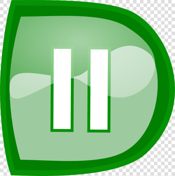 Green Pause Button Svg Clip Arts  HD Png DownloadTransparent PNG