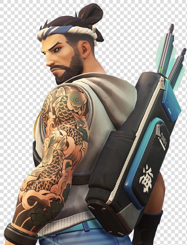  hanzo  overwatch  wavehanzo  freetoedit   Hanzo Wave Skin  HD Png DownloadTransparent PNG