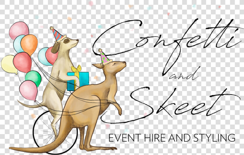 Confetti  amp  Skeet Logo   Cartoon  HD Png DownloadTransparent PNG