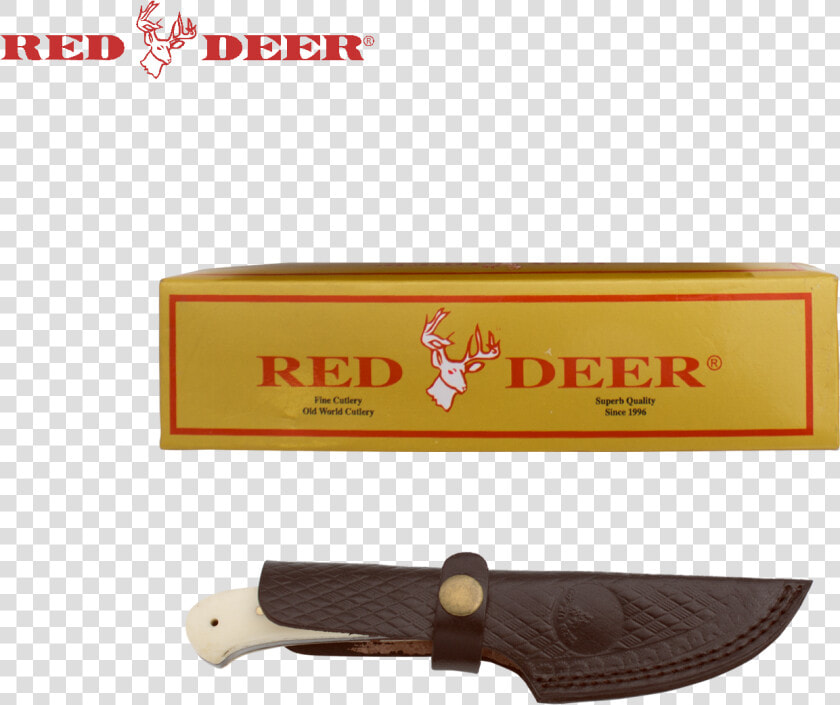 7 In Red Deer® Hunting Knife Real Bone Handle    Panther   Utility Knife  HD Png DownloadTransparent PNG