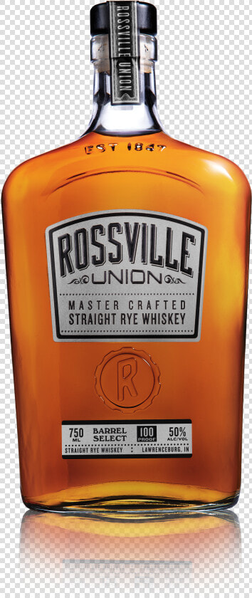 Rossville Union Barrel Proof Straight Rye Whiskey  HD Png DownloadTransparent PNG