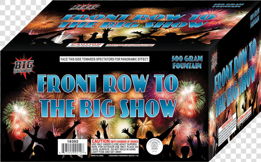 Front Row To The Big Show Title Front Row To The   Fireworks  HD Png DownloadTransparent PNG