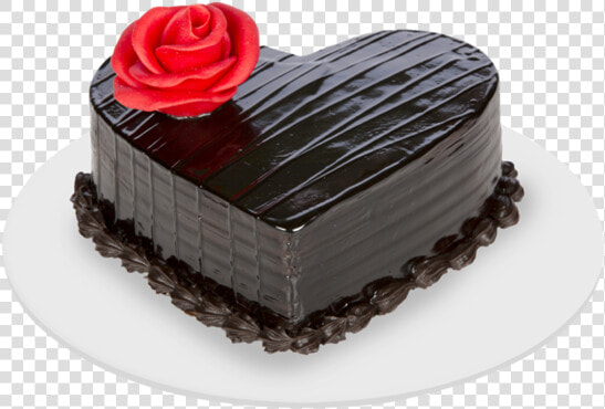 Bitter Sweetheart Choco Cake   Heart Shaped Dark Chocolate Cake  HD Png DownloadTransparent PNG