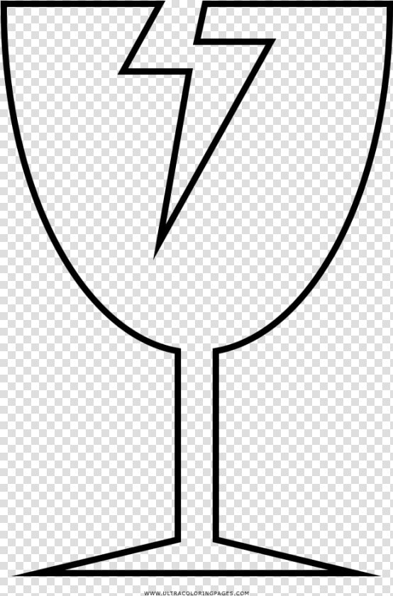 Broken Glass Coloring Page   Wine Glass  HD Png DownloadTransparent PNG