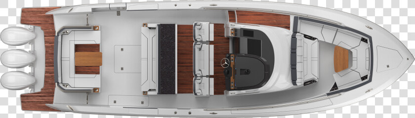 43 Ls Exterior Plan View Without Hardtop   Luxury Yacht  HD Png DownloadTransparent PNG