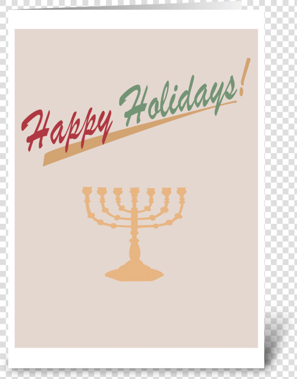 Holiday Menorah Greeting Card   Vodka Stolichnaya  HD Png DownloadTransparent PNG