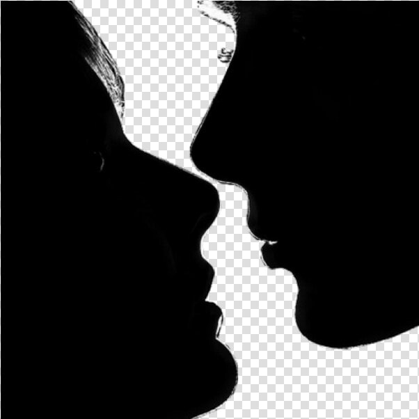  kiss  kissing  kisses  couple  kissingcouple  silhouette   Silhouette Kissing Couple  HD Png DownloadTransparent PNG