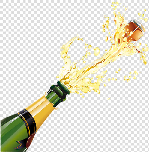 Tube Boisson  Bouteille De Champagne Png  Splash  Fête   Clip Art Champagne Bottle Transparent Background  Png DownloadTransparent PNG