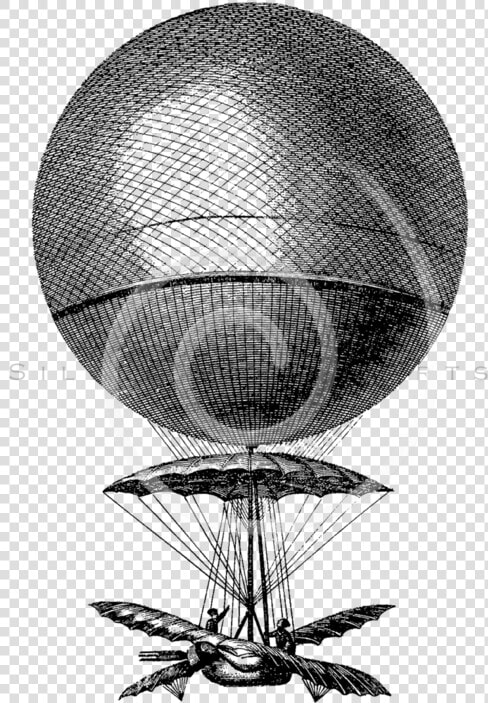 Transparent Airship Clipart   Sketch  HD Png DownloadTransparent PNG