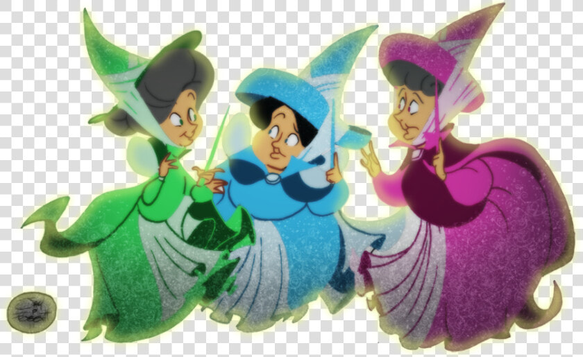 Fairy Godmother Maleficent The Walt Disney Company   Three Fairies  HD Png DownloadTransparent PNG