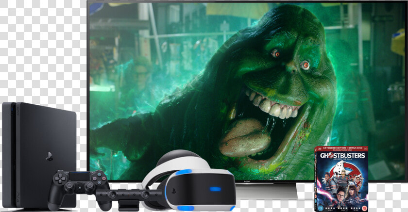 Playstation Vr   Png Download   Slimer Ghostbusters 2016  Transparent PngTransparent PNG