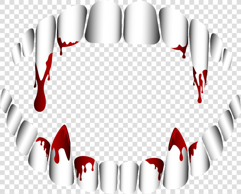 Vampire Fang Tooth Clip Art   Transparent Background Vampire Teeth Png  Png DownloadTransparent PNG