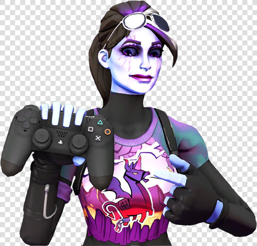 3d Fortnite Charecter Fortnite Freetoedit   Fortnite Dark Bomber With Controller  HD Png DownloadTransparent PNG