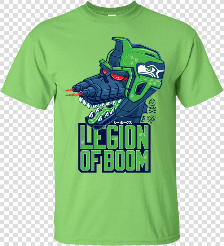 Legion Of Boom Mecha Godzilla Scream   Png Download   Active Shirt  Transparent PngTransparent PNG