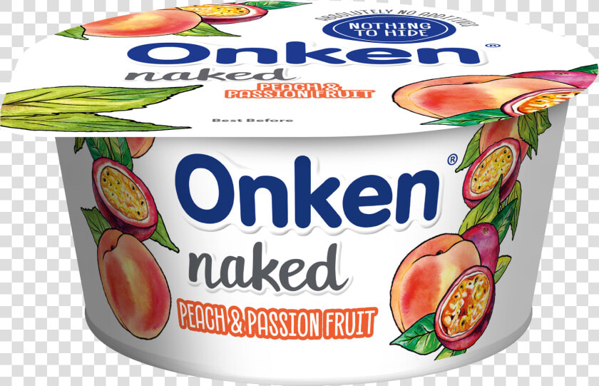 Onken Naked Peach  amp  Passion Fruit Yogurt   Onken Naked Yogurt  HD Png DownloadTransparent PNG