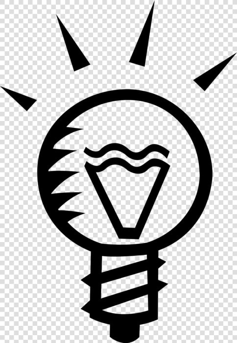 Vector Illustration Of Electric Light Bulb Symbol Of   Emblem  HD Png DownloadTransparent PNG