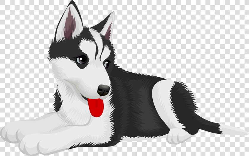 Png Library Download Siberian Husky Pet Cat Clip Art   Siberian Husky  Transparent PngTransparent PNG