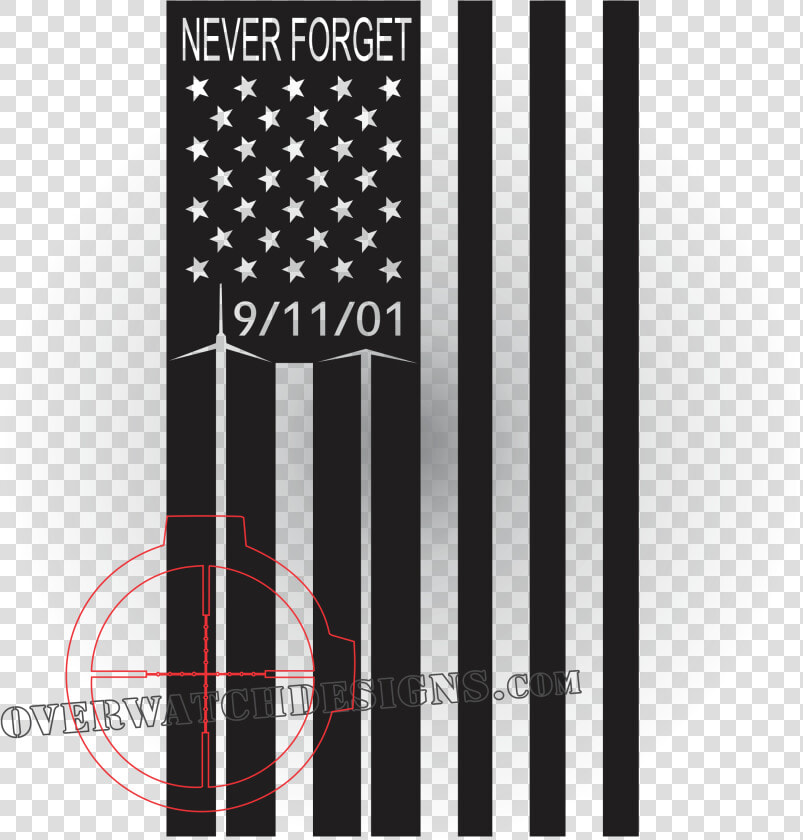 9 11 Memorial Flag Decal   9 11 Flag Memorial  HD Png DownloadTransparent PNG