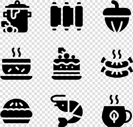 Christmas Food And Drink   Italian Food Silhouette  HD Png DownloadTransparent PNG