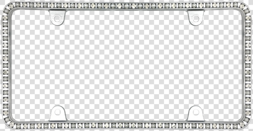 Pearlesque With Ice Crystals License Plate Frame   Tool  HD Png DownloadTransparent PNG