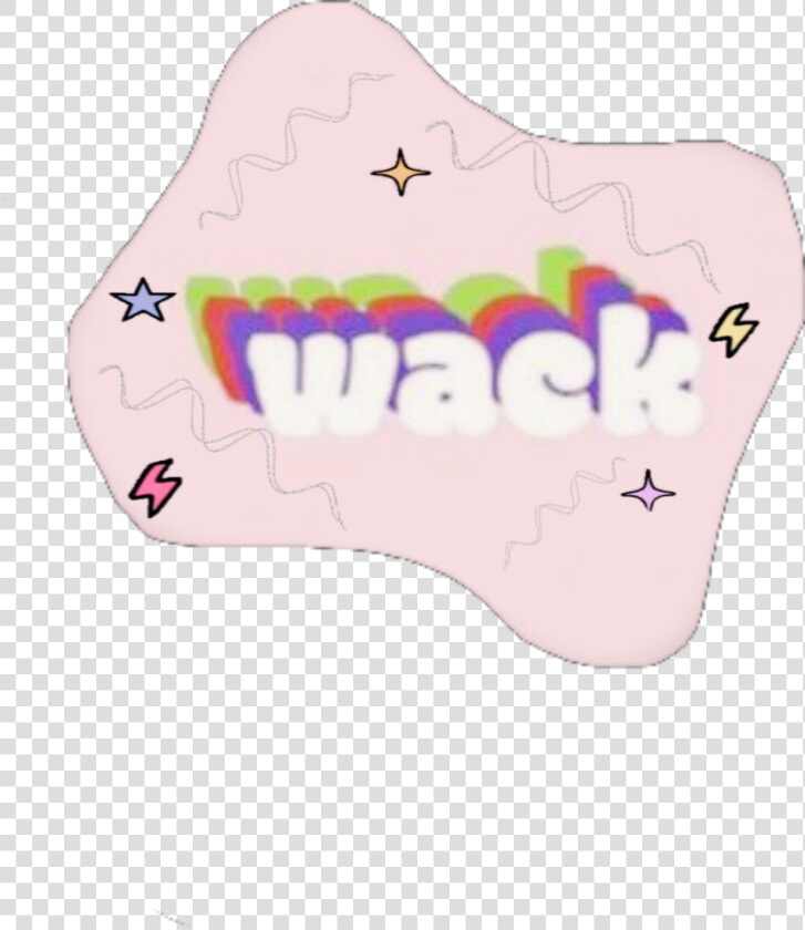  wack  sticker  aesthetic  pastel  colors  pinkaesthetic   Illustration  HD Png DownloadTransparent PNG