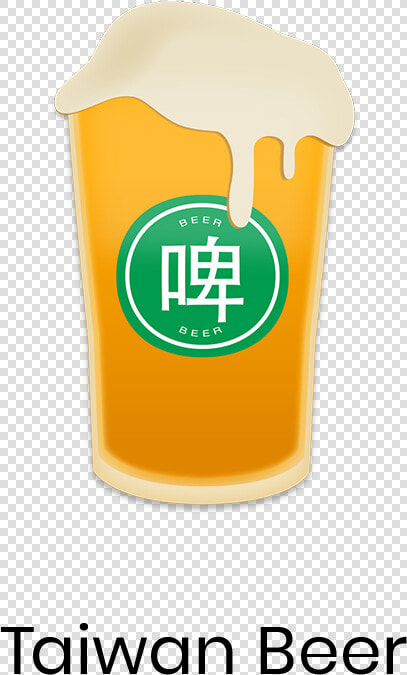 Taiwan Beer Taiwan Beer Is A Lager Beer   Pint Glass  HD Png DownloadTransparent PNG