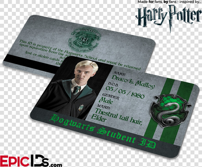 Harry Potter Inspired Hogwarts Student Id   Harry Potter Id Card  HD Png DownloadTransparent PNG