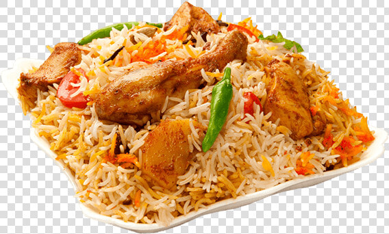 Chicken Biryani Dinner   Chicken Biryani Plate  HD Png DownloadTransparent PNG