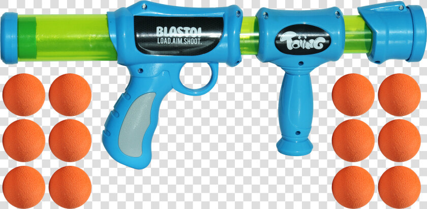 Super fun Exciting Air Popper Toy Gun With 12 Soft  HD Png DownloadTransparent PNG