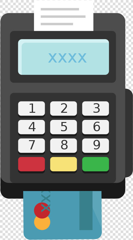 Card Terminal Pos Flat Icon Vector   Pos Terminal Icon Png  Transparent PngTransparent PNG