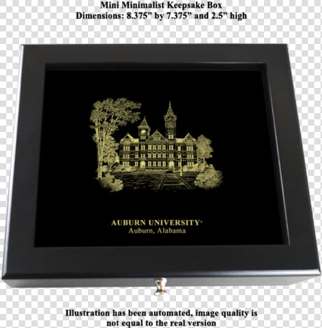 Eglomise Designs Auburn University Minimalist Box   Eglomise Designs  HD Png DownloadTransparent PNG