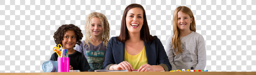 Teachers And Students At School   Girl  HD Png DownloadTransparent PNG