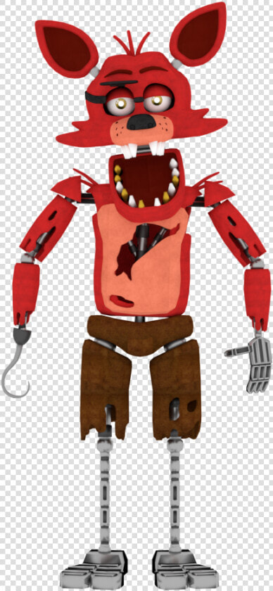 Five Nights At Freddy S Human Body Drawing Art Animatronics   Foxy Full Body Drawing  HD Png DownloadTransparent PNG