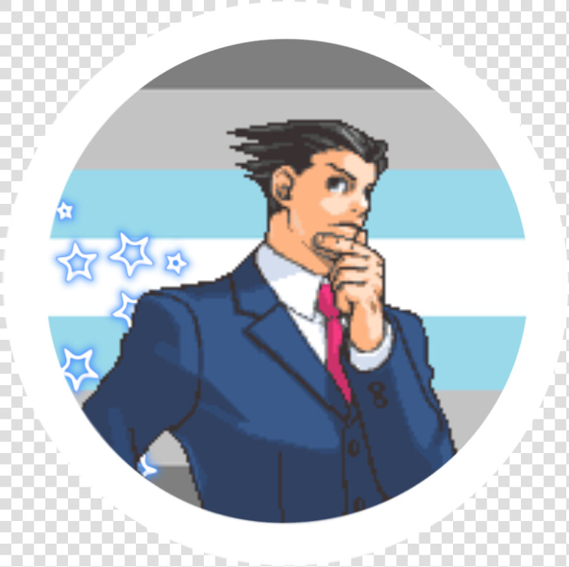 Demi Boy Phoenix Icons Sorry They Look Small They Have   Phoenix Wright Sprite Gif  HD Png DownloadTransparent PNG