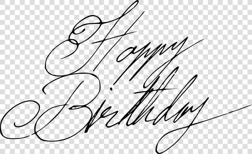 Happy Birthday Handwritten Calligraphy Vector 7   Calligraphy  HD Png DownloadTransparent PNG