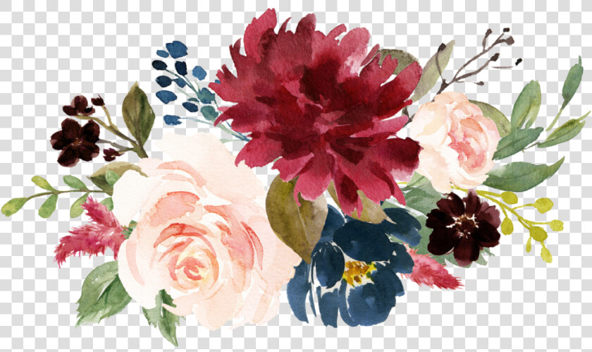 Burgundy And Navy Flower Bouquet 3   Burgundy And Navy Flowers Png  Transparent PngTransparent PNG