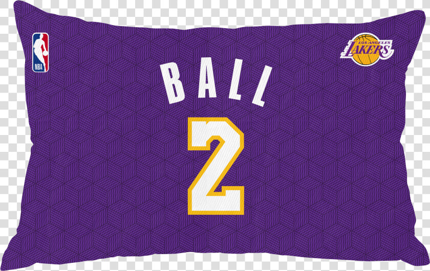 Lonzo Ball Pillow Case Number   Angeles Lakers  HD Png DownloadTransparent PNG