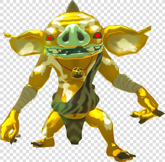 Botw Golden Bokoblin Model   Legend Of Zelda Breath Of The Wild Golden Bokoblin  HD Png DownloadTransparent PNG