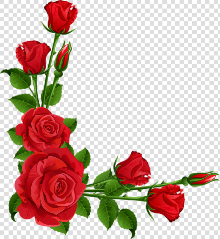 ♥ Roses Rouges Png  Coin  Tube ♥ Red Roses Clipart   Floribunda  Transparent PngTransparent PNG