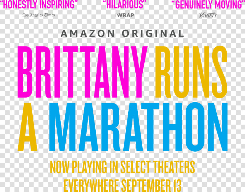 Title Treatment For Bram   Brittany Runs A Marathon Font  HD Png DownloadTransparent PNG