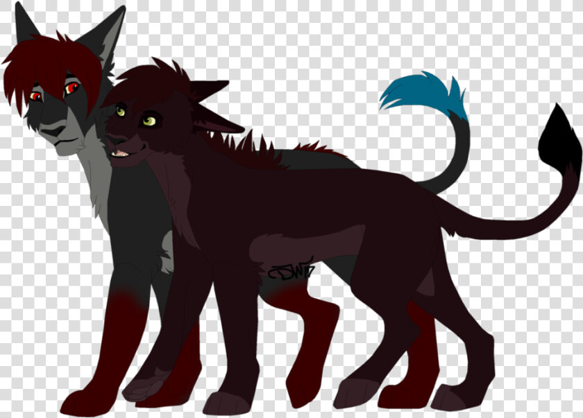 Black Cat Whiskers Demon Canidae   Wolf  HD Png DownloadTransparent PNG