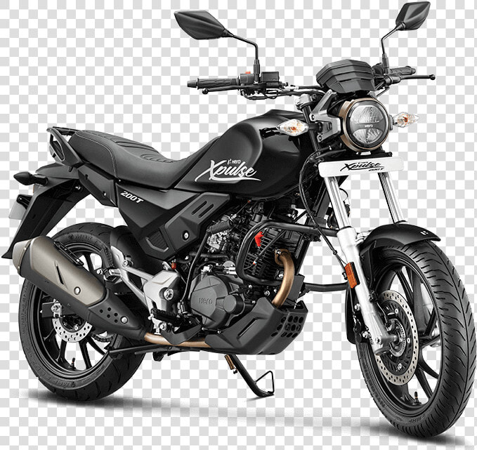 Hero Xpulse 200t Sports Bike In Sports Panther Black   Hero Xpulse 200t Price  HD Png DownloadTransparent PNG