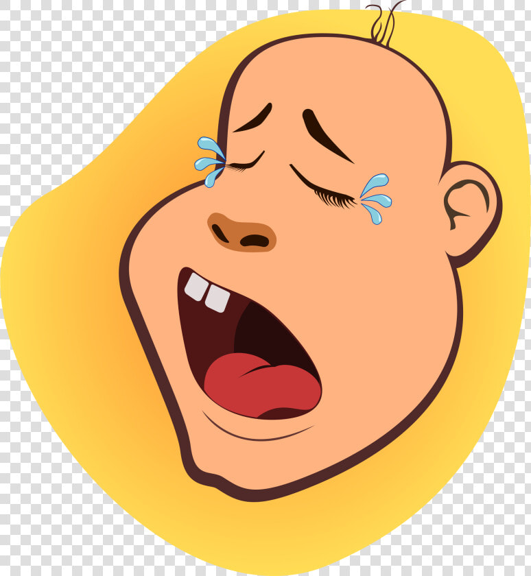 This Free Icons Png Design Of Head Baby   Png Download   Gambar Kartun Orang Menangis  Transparent PngTransparent PNG